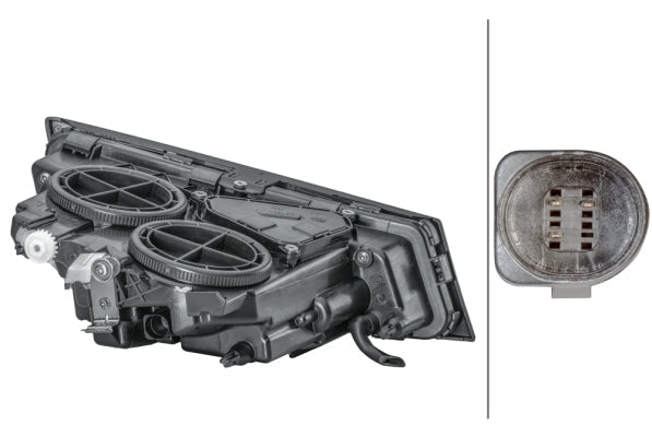 HELLA 1NL 010 477-151 DE-Front Fog Light for Volvo FH, FM Black - left