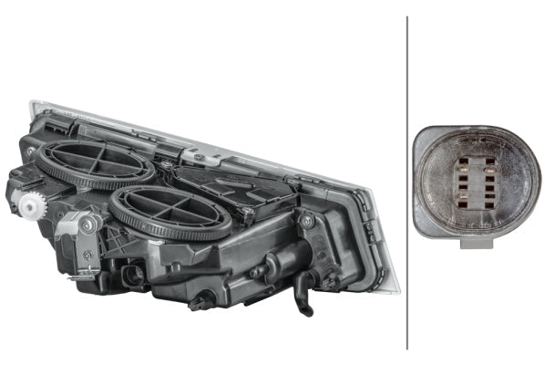 HELLA 1PL 010 477-231 DE-Front Fog Light for Volvo FH, FM Chrome - left