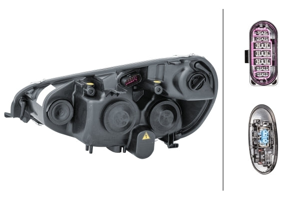 HELLA 1ZS 009 250-801 Bi-Xenon/Halogen Headlight for Ford S-Max (WA6) for right-hand traffic- right