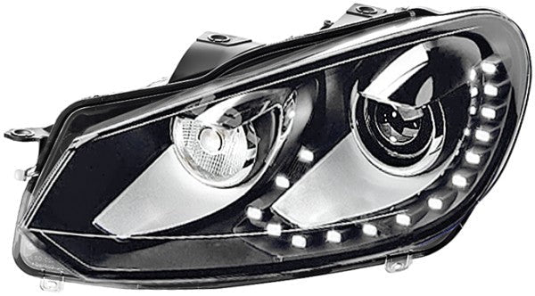 HELLA 1ZS 009 902-631 DE/LED/Bi-Xenon Headlight for VW Golf VI (5K1) for left-hand traffic - left