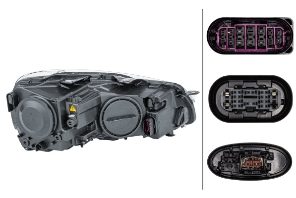 HELLA 1ZS 009 902-771 Bi-Xenon/LED Headlight for VW Golf VI (5K1) for right-hand traffic - left