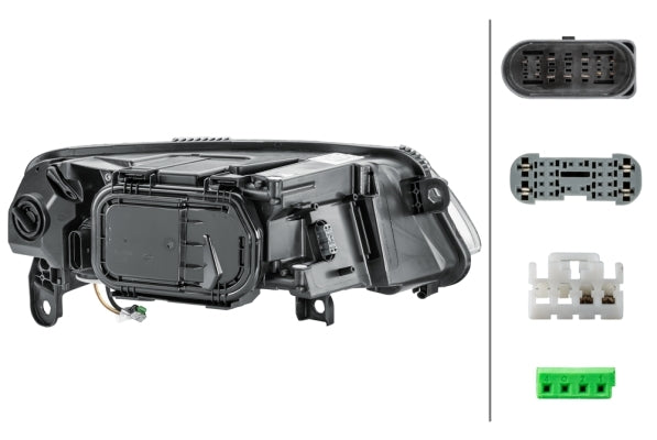 HELLA 1ZS 009 925-411 Bi-Xenon Headlight for Audi A6 Avant (4F5, C6) for right-hand traffic - left