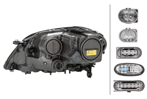 HELLA 1ZS 263 036-421 FF/Bi-Xenon Headlight for Mercedes-Benz M-Class (W164) for right-hand traffic- right