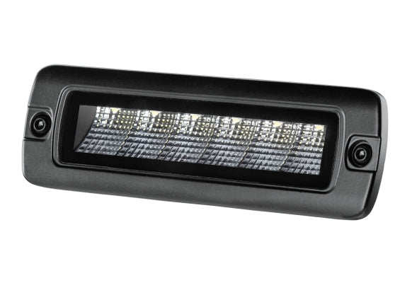 Hella Black Magic Edgeless Lightbar 6.2" Flush Mount Short Range