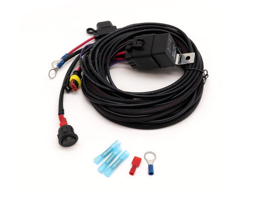LAZER LAMPS Single-Lamp Harness Kit - Long (2-Pin, Superseal, 12V)