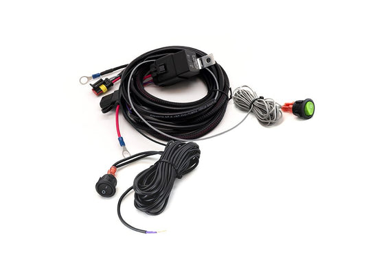 LAZER LAMPS Single-Lamp Wiring Kit with Momentary Switch (3-Pin, Superseal, 12V)