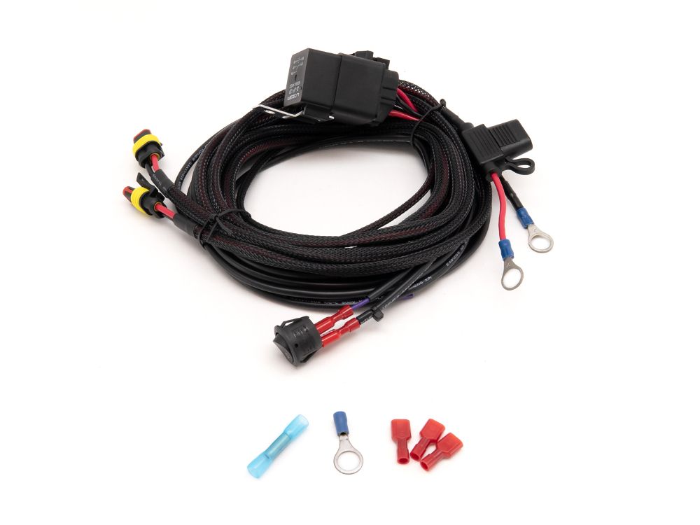 LAZER LAMPS Two-Lamp Wiring Kit (2-Pin, Superseal, 12V)