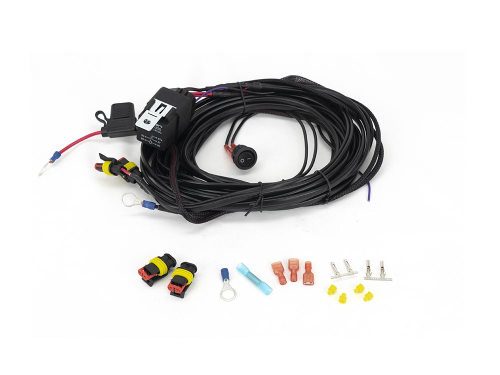 LAZER LAMPS Two-Lamp Wiring Kit - Long (2-Pin, Superseal, 12V)