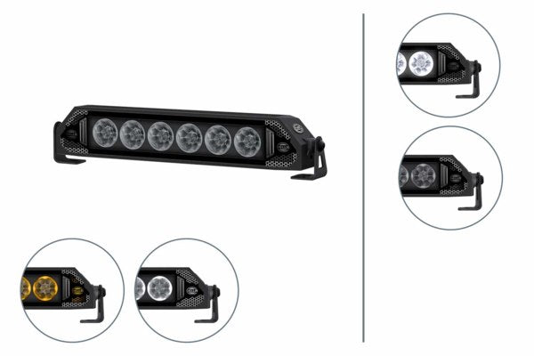 Hella DynaRay Slim LED Lightbar 14" with Position Light
