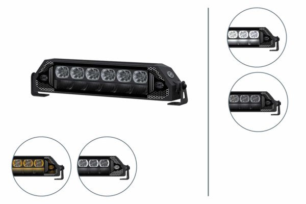 Hella DynaRay Double Row LED Lightbar 15" with Position Light