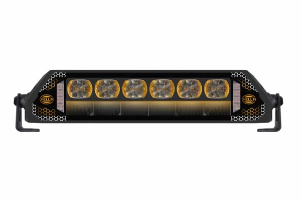 Hella DynaRay Double Row LED Lightbar 15" with Strobe & Position Light