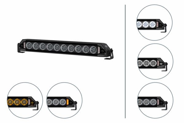 Hella DynaRay Slim LED Lightbar 21" with Strobe & Position Light
