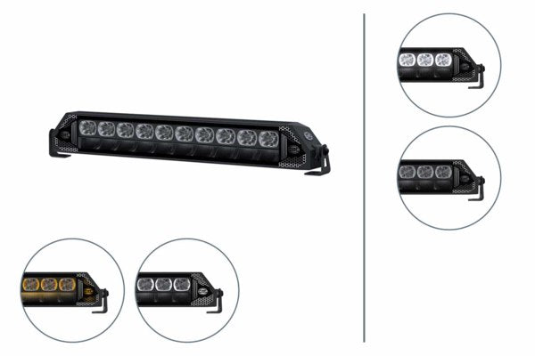 Hella DynaRay Double Row LED Lightbar 21.5" with Position Light