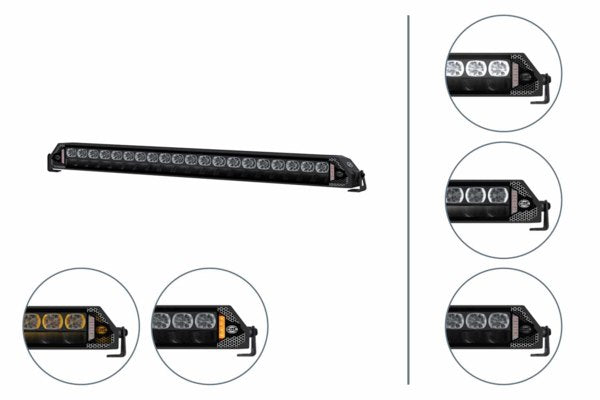 Hella DynaRay Double Row LED Lightbar 37.5" with Strobe & Position Light
