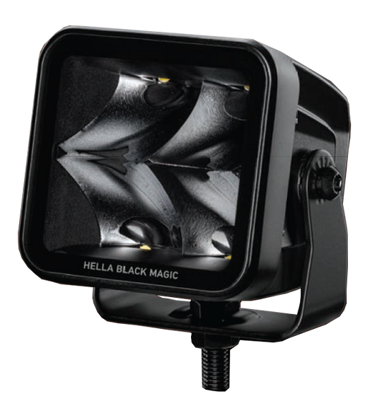 Hella Black Magic Edgeless Cube 2.7" Short Range Spotlight
