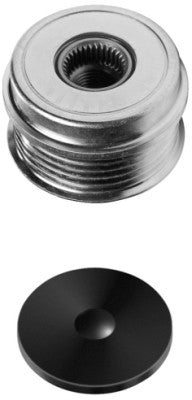 HELLA 9XU 358 038-081 Alternator Freewheel Clutch Thread Size: M16x1,5 Number of grooves: 5 with cap