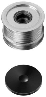 HELLA 9XU 358 038-091 Alternator Freewheel Clutch Thread Size: M16x1,5 Number of grooves: 6 with cap