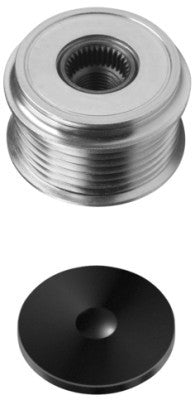 HELLA 9XU 358 038-131 Alternator Freewheel Clutch Thread Size: M16x1,5 Number of grooves: 6 with cap