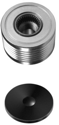 HELLA 9XU 358 038-211 Alternator Freewheel Clutch Thread Size: M16x1,5 Number of grooves: 6 with cap