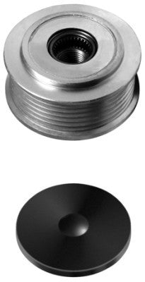 HELLA 9XU 358 038-241 Alternator Freewheel Clutch Thread Size: M16x1,5 Number of grooves: 6 with cap