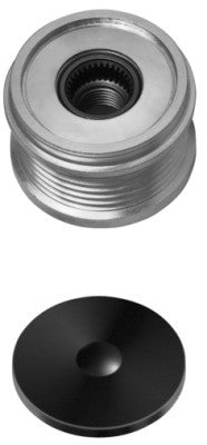 HELLA 9XU 358 038-401 Alternator Freewheel Clutch Thread Size: M16x1,5 Number of grooves: 6 with cap