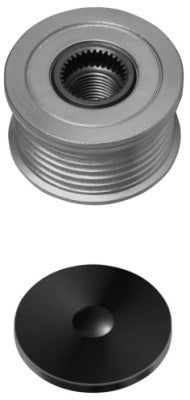 HELLA 9XU 358 038-461 Alternator Freewheel Clutch Thread Size: M16x1,5 Number of grooves: 6 with cap