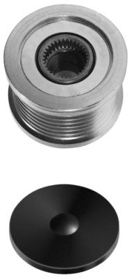 HELLA 9XU 358 038-511 Alternator Freewheel Clutch Thread Size: M16x1,5 Number of grooves: 7 with cap