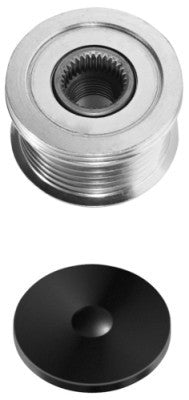 HELLA 9XU 358 038-521 Alternator Freewheel Clutch Thread Size: M16x1,5 Number of grooves: 6 with cap