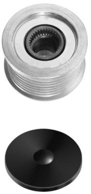 HELLA 9XU 358 038-531 Alternator Freewheel Clutch Thread Size: M16x1,5 Number of grooves: 7 with cap