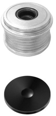 HELLA 9XU 358 038-601 Alternator Freewheel Clutch Thread Size: M16x1,5 Number of grooves: 6 with cap