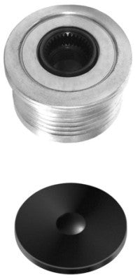 HELLA 9XU 358 038-641 Alternator Freewheel Clutch Thread Size: M16x1,5 Number of grooves: 6 with cap