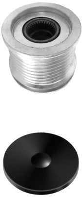 HELLA 9XU 358 038-771 Alternator Freewheel Clutch Thread Size: M16x1,5 Number of grooves: 8 with cap