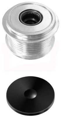 HELLA 9XU 358 038-781 Alternator Freewheel Clutch Thread Size: M14x1,5 Number of grooves: 7 with cap