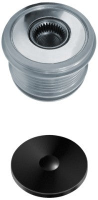 HELLA 9XU 358 038-891 Alternator Freewheel Clutch Thread Size: M16x1,5 Number of grooves: 6 with cap