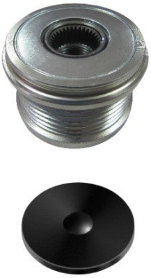 HELLA 9XU 358 039-161 Alternator Freewheel Clutch Thread Size: M16x1,5 Number of grooves: 6 with cap