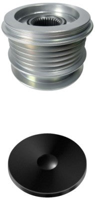 HELLA 9XU 358 039-231 Alternator Freewheel Clutch Thread Size: M16x1,5 Number of grooves: 5 with cap