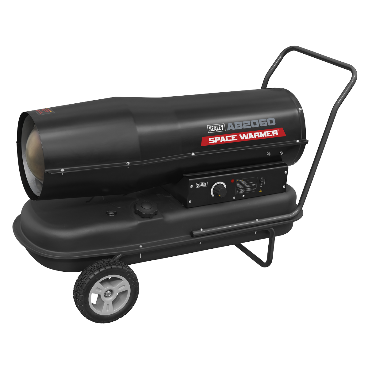 Sealey Space Warmer Paraffin/Kerosene/Diesel Heater | 60KW | Transport Wheels