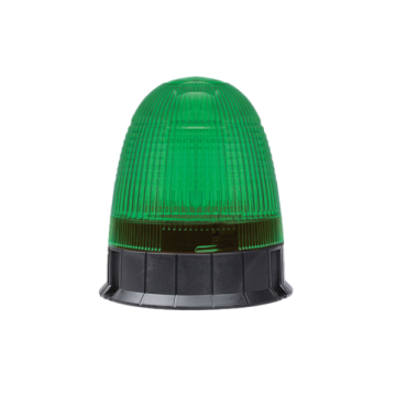 Green LED Beacon 12-24v - Three Bolt Fixing