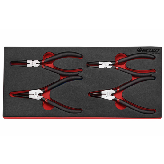 BOXO 4Pc Circlip Plier Set