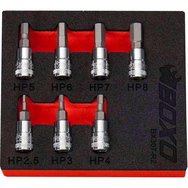 Box Bit Socket BOXO 7Pc 1/4