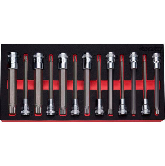 13 Pce 1/2" Long Torx Bit Socket Set-Boxo-Equipment