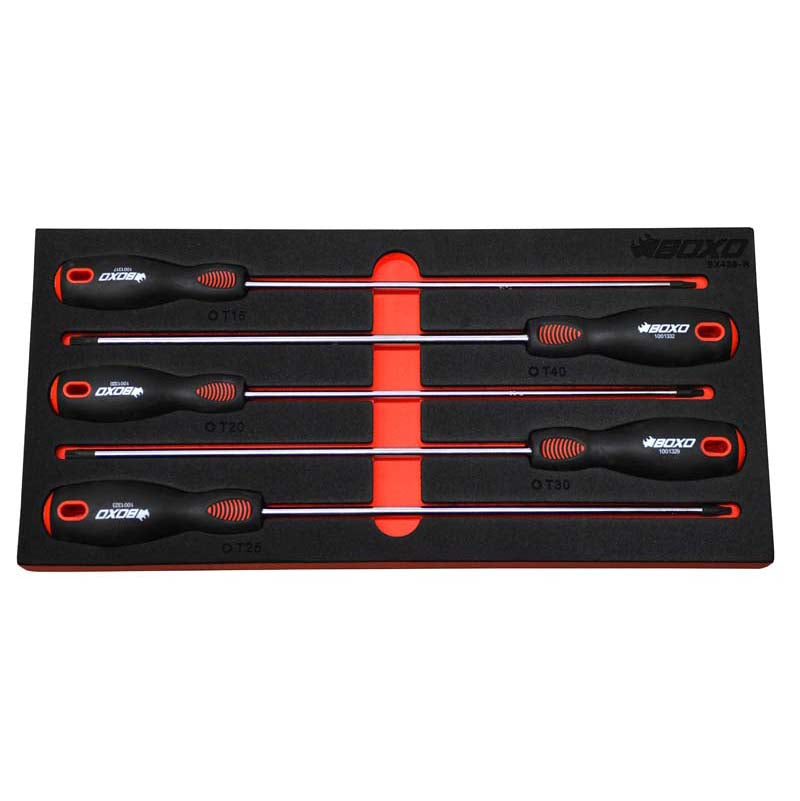 5pcs Long Reach Torx Screwdriver Set-Boxo-Equipment