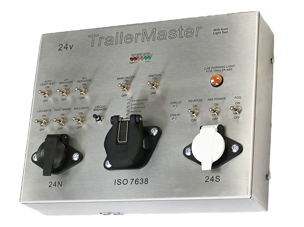 Trailer Testing Box Trailer Master Van Mounted - 24v Power Box for Testing the Trailers El ...