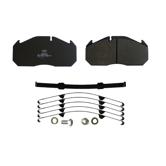 EBS EKBP.030 BRAKE PAD SET E11 - C/W FITTING KIT