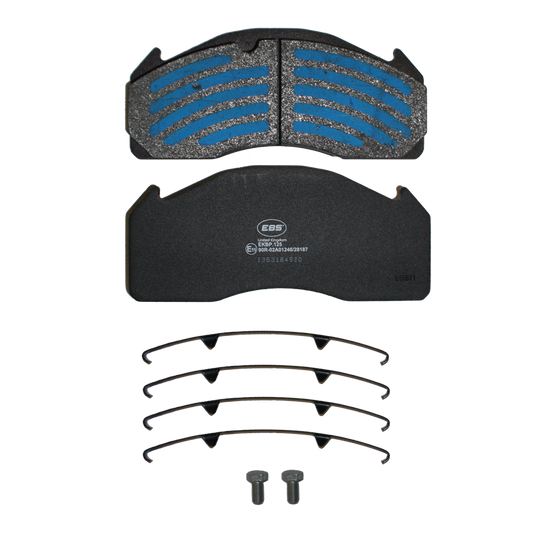 EBS EKBP.125 BRAKE PAD SET E11 - C/W FITTING KIT - DUCO - 98>