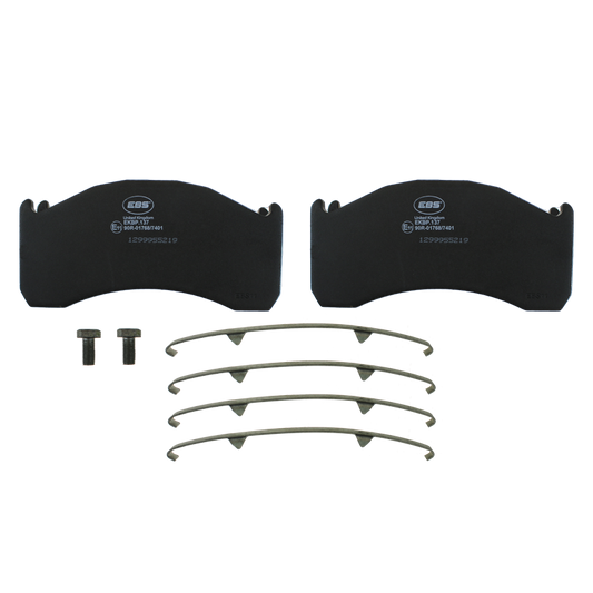 EBS EKBP.137 BRAKE PAD SET E11 - C/W FITTING KIT - C DUCO