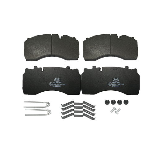 EBS EKBP.142 BRAKE PAD SET E11 - C/W FITTING KIT - PAN19
