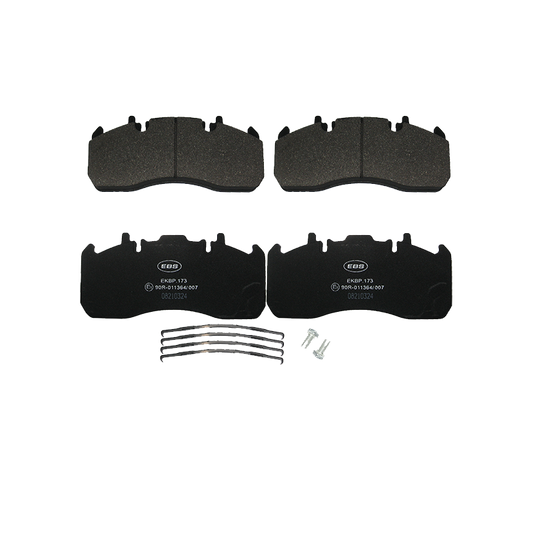 EBS EKBP.173 BRAKE PAD SET E11 - C/W FITTING KIT - ELSA 225 - >98