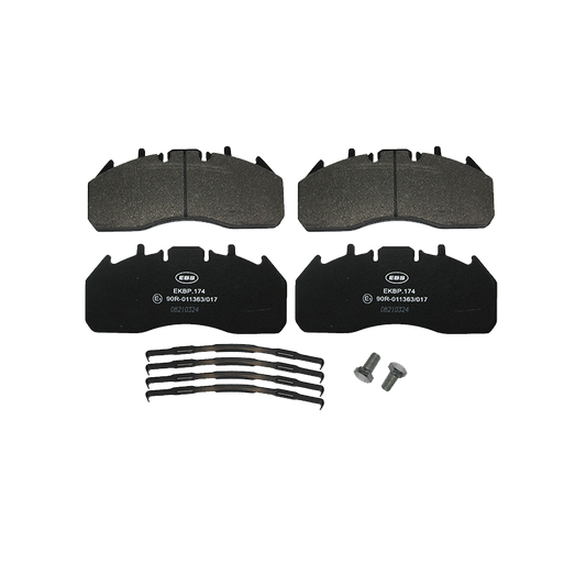 EBS EKBP.174 BRAKE PAD SET E11 - C/W FITTING KIT - ELSA 225