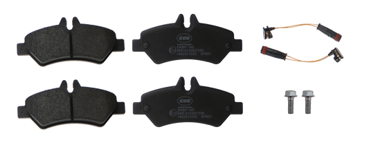 EBS EKBP.190 BRAKE PAD SET E11 - C/W WEAR LEAD & BOLTS